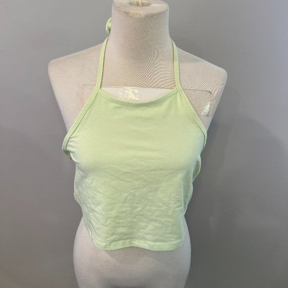 NWOT BP Light‎ Green Halter Top (L) - Picture 2 of 7